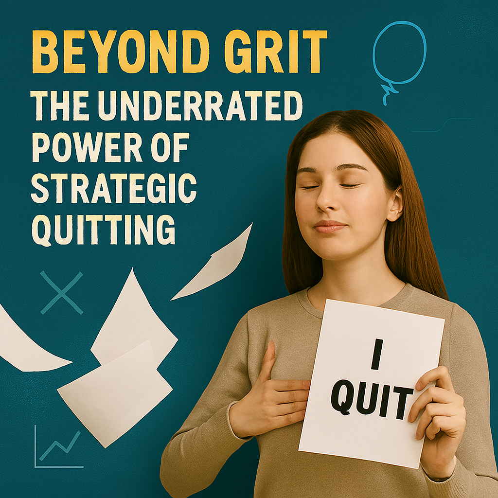 Beyond Grit The Underrated Power of Strategic Quitting