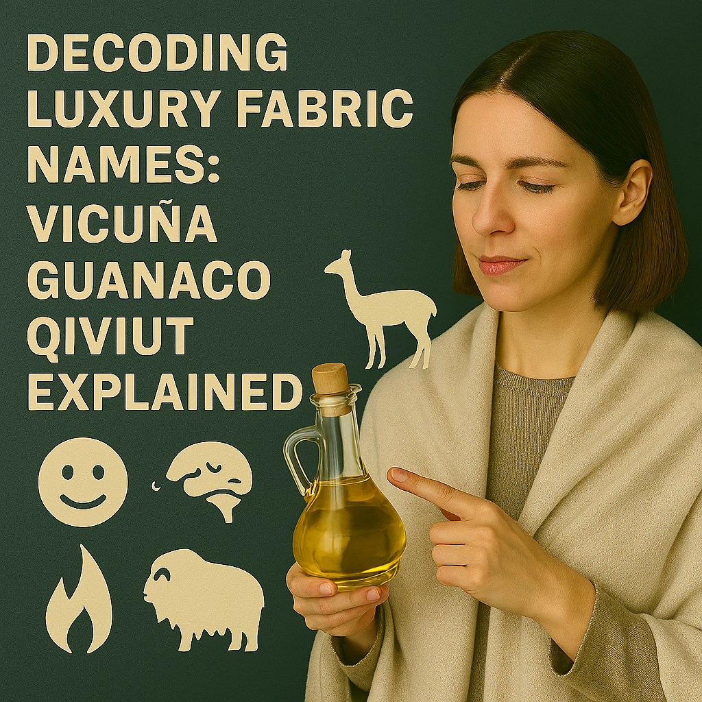 Decoding Luxury Fabric Names Vicuña, Guanaco, Qiviut Explained