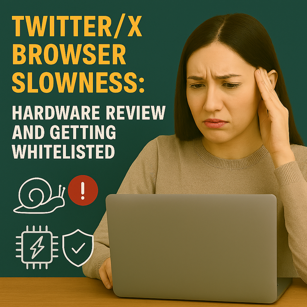 TwitterX Browser Slowness Hardware Acceleration and Lightweight Tips