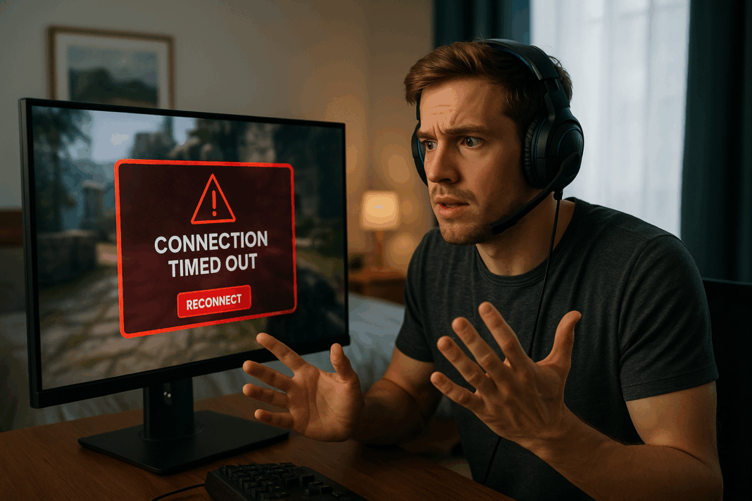 Connection Timed Out Error in Online Games
