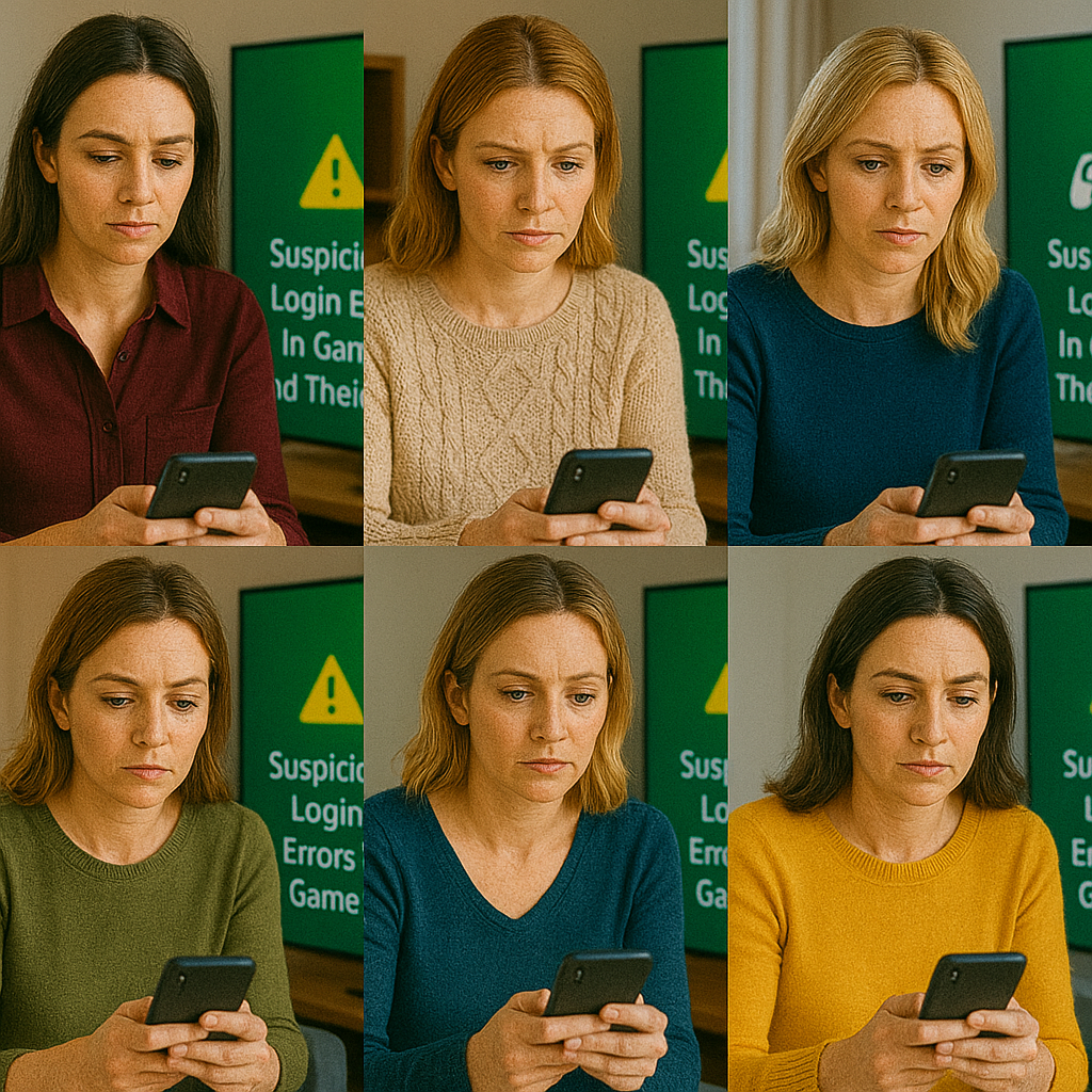 Suspicious Login Errors in Games and Their Fixes